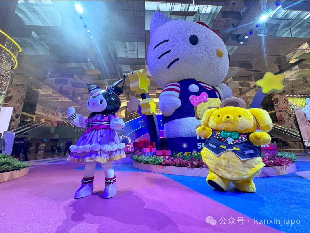 8米高Hello Kitty，首个水上乐园亮相樟宜机场！还有一大波三丽鸥周边...