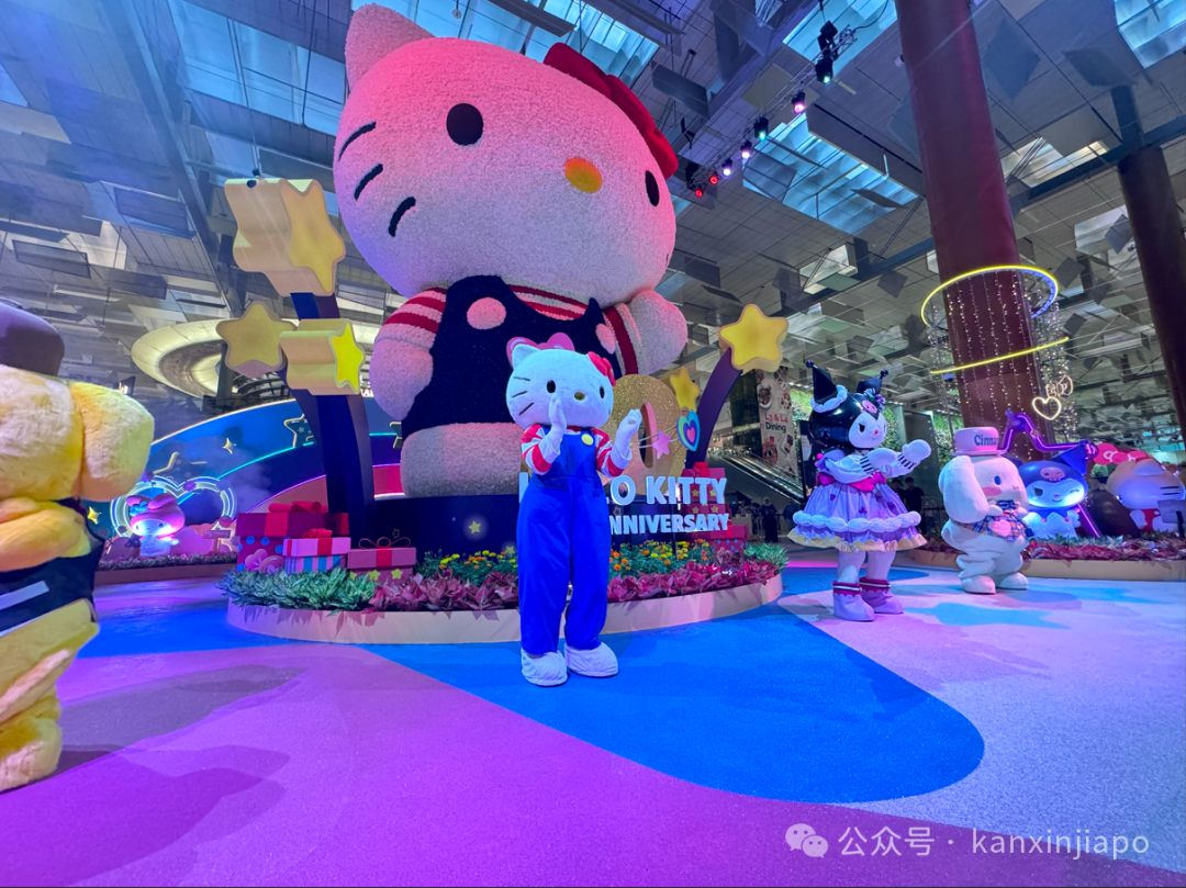 8米高Hello Kitty，首个水上乐园亮相樟宜机场！还有一大波三丽鸥周边...