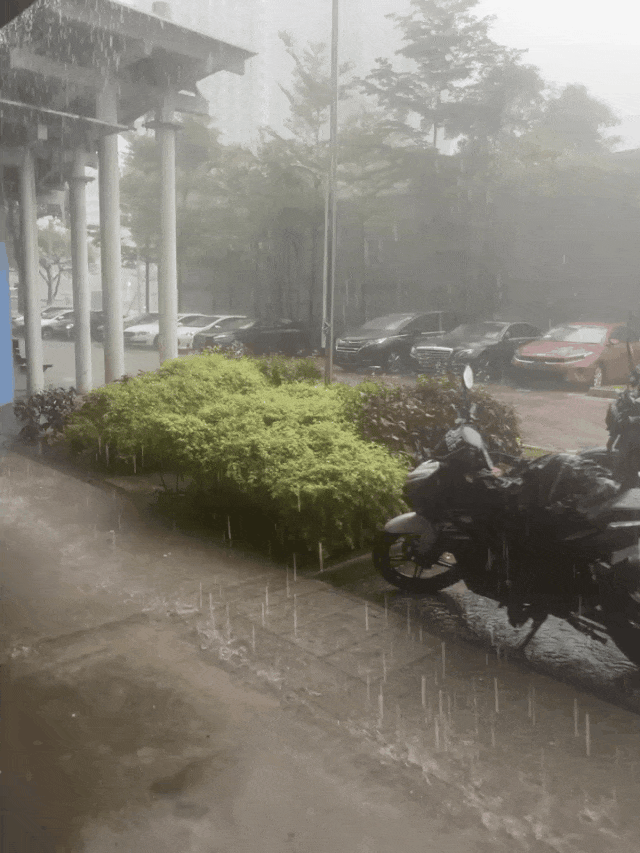 雷雨突袭新加坡!多个地方淹水至脚踝、气温仅23℃,未来几天还将继续下