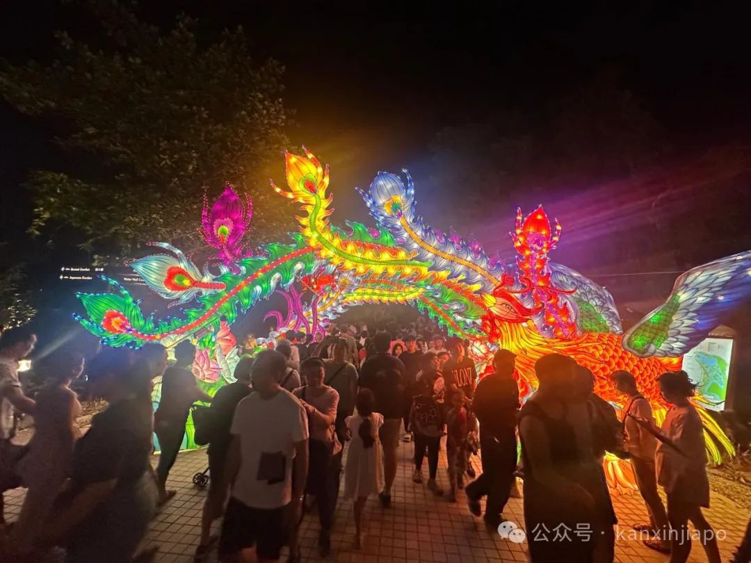 裕廊湖灯会活动精彩纷呈,尚达曼总统亲临现场