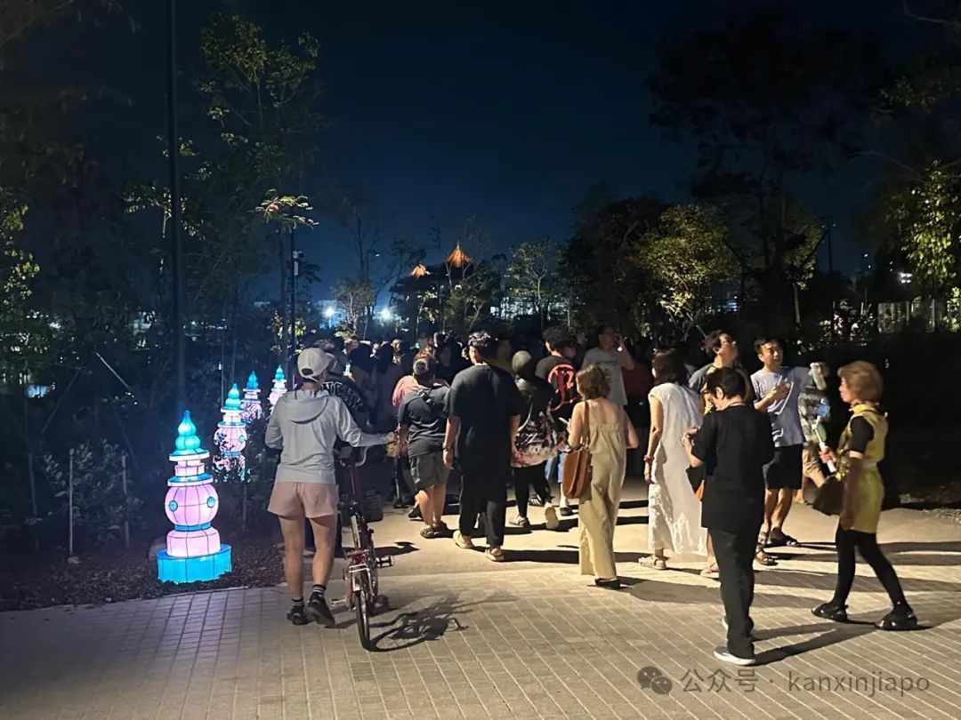 裕廊湖灯会活动精彩纷呈,尚达曼总统亲临现场