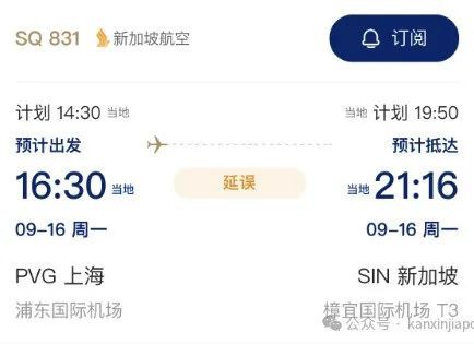 突发!新加坡往返上海航班取消又恢复,网友吐槽做了个深度云攻略!