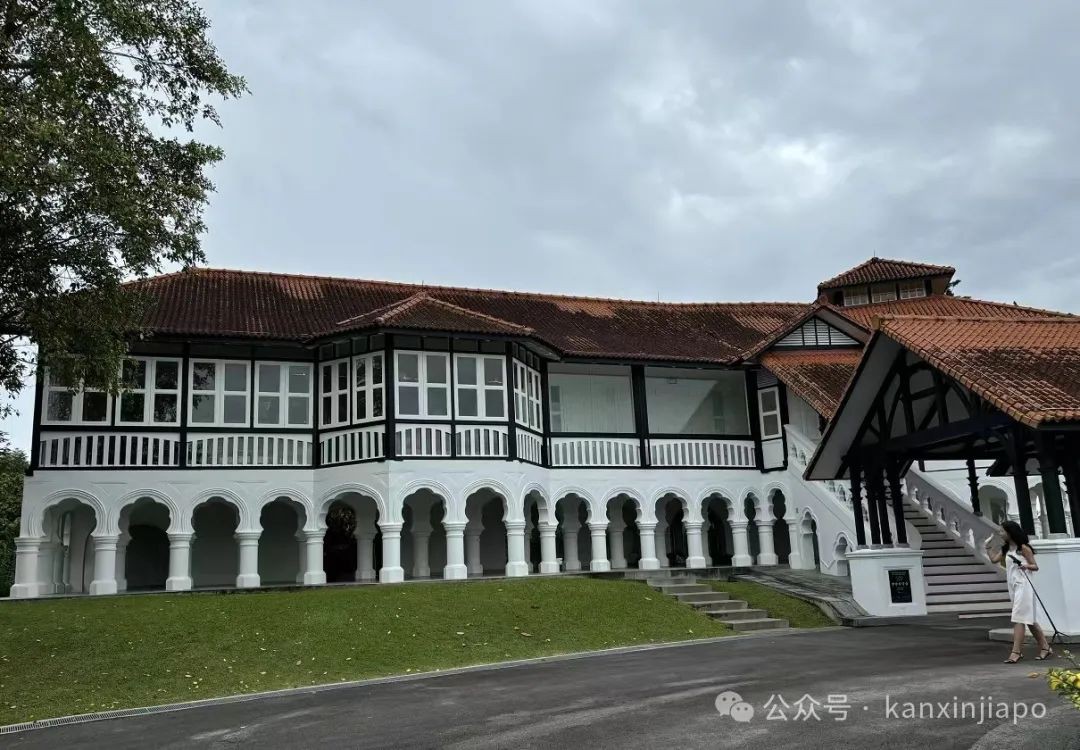 新加坡植物园里典雅大气的黑白屋，原来长这样