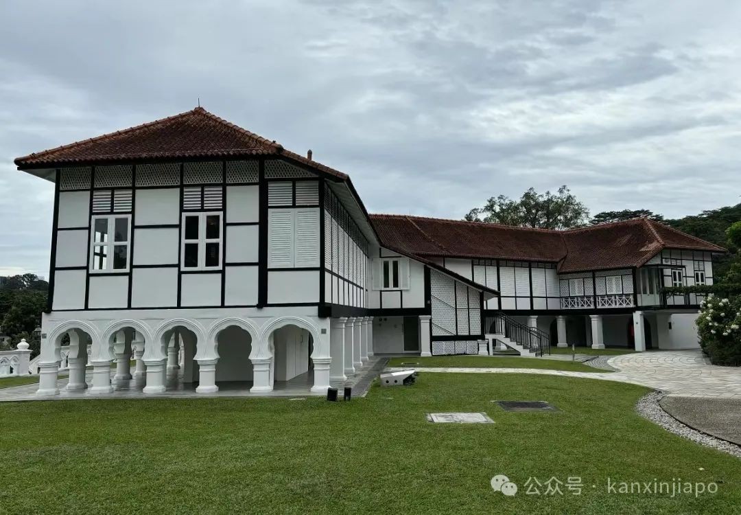 新加坡植物园里典雅大气的黑白屋，原来长这样