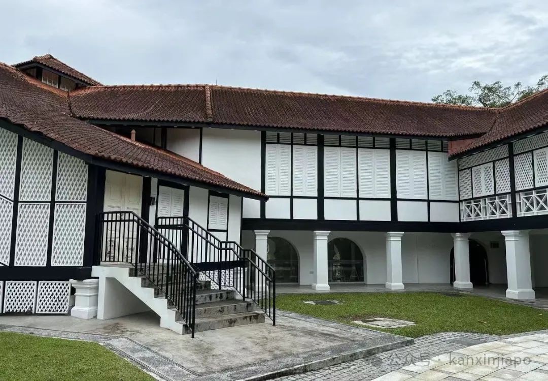 新加坡植物园里典雅大气的黑白屋，原来长这样