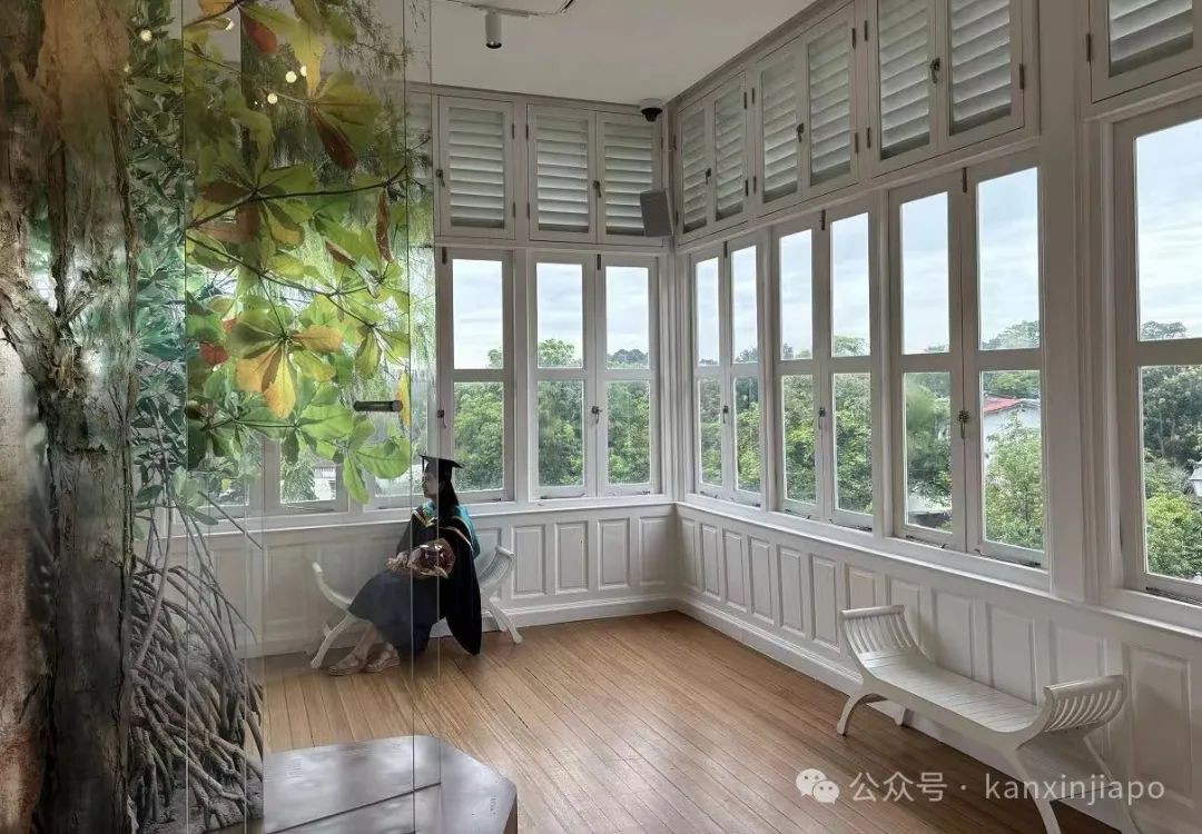 新加坡植物园里典雅大气的黑白屋，原来长这样